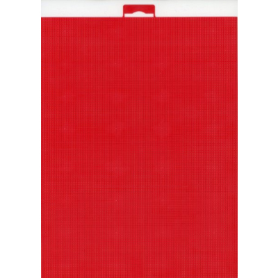 Канва пластик 21*28 см К-051 красный в интернет-магазине Швейпрофи.рф