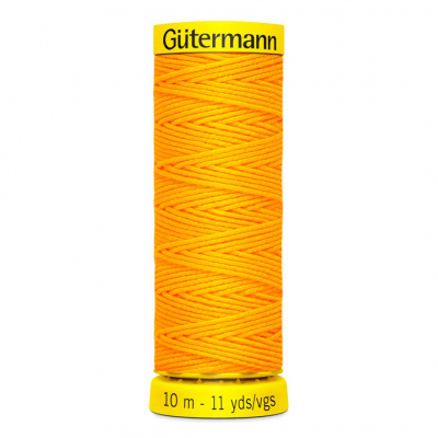 Нитки п/э Гутерман GUTERMAN Elastic 10 м для сборок и рюшей 744557 (425007) 4009 т. желтый в интернет-магазине Швейпрофи.рф