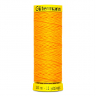 Нитки п/э Гутерман GUTERMAN Elastic 10 м для сборок и рюшей 744557 (425007) 4009 т. желтый
