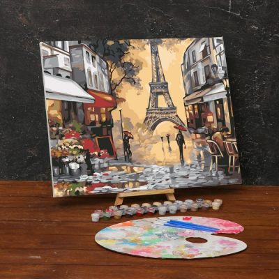Картина по номерам Арт Узор 5351102 «Осенний Париж» 40*50 см в интернет-магазине Швейпрофи.рф