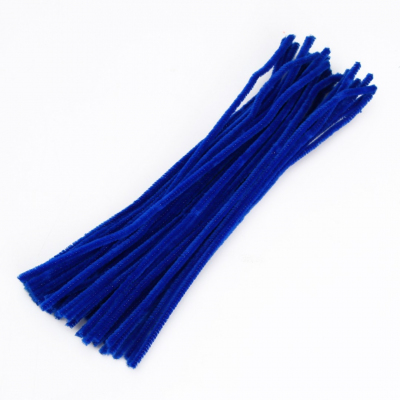 Синель-проволока 7875792 30 см*6 мм (уп. 50 шт.) синий в интернет-магазине Швейпрофи.рф