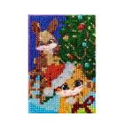 Алмазная мозаика 7694243 «Зайка и кот» 10*15 см в интернет-магазине Швейпрофи.рф