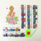 Алмазная мозаика Школа Талантов 3690739 «Девушка» 15*21 см частичная выкладка в интернет-магазине Швейпрофи.рф