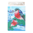 Алмазная мозаика Школа Талантов 4963049 «Снегири» 15*21 см частичная выкладка в интернет-магазине Швейпрофи.рф