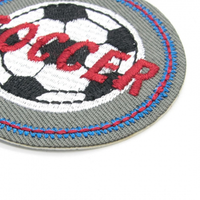 Термоаппликация HP 7732535 «Эмблема Soccer» 5,8 см в интернет-магазине Швейпрофи.рф