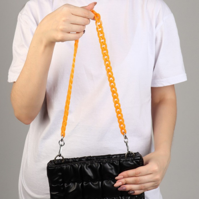 Цепочка для сумки пластик 68 см (17*23 мм) 7608530 оранжевый в интернет-магазине Швейпрофи.рф
