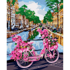 Картина по номерам Арт Узор 7990289 «Велосипед в Амстердаме» 40*50 см в интернет-магазине Швейпрофи.рф