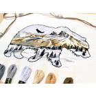 Набор для вышивания Овен №1052 «Мир животных. Медведь» 17*25 см в интернет-магазине Швейпрофи.рф