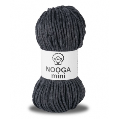 Нуга mini Nooga шнур для вязания 5 мм 100 м/ 170 гр антрацит в интернет-магазине Швейпрофи.рф