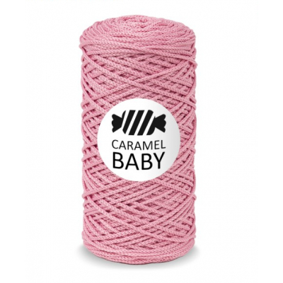 Карамель Baby шнур для вязания 2 мм 200 м/ 150 гр Пыльная роза в интернет-магазине Швейпрофи.рф