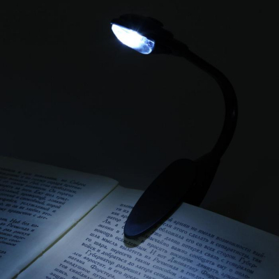 Лампа 864090 с клипсой (фонарь для чтения) в интернет-магазине Швейпрофи.рф