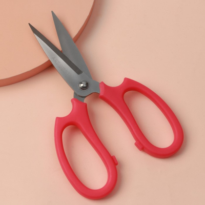 Ножницы Арт узор 7321943 закройные скошенное лезвие 20см 8 розовый в интернет-магазине Швейпрофи.рф