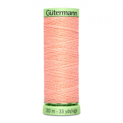 Нитки п/э Гутерман GUTERMAN TOP STITCH №30  30 м для отстрочки 744506 (132013)жемчужно-персик 165 в интернет-магазине Швейпрофи.рф