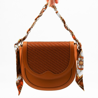 Цепочка для сумки с платком 40 см (9*14 мм) 9358338 коричневый в интернет-магазине Швейпрофи.рф