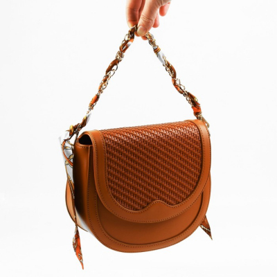 Цепочка для сумки с платком 40 см (9*14 мм) 9358338 коричневый в интернет-магазине Швейпрофи.рф