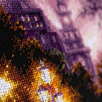 Набор для вышивания Чудесная Игла №350-762 «Огни ночного города» 20*27 см в интернет-магазине Швейпрофи.рф