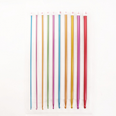 Набор крючков для тунисского вязания С (уп. 10 шт.) 2,5-8,0 мм в интернет-магазине Швейпрофи.рф