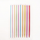 Набор крючков для тунисского вязания С (уп. 10 шт.) 2,5-8,0 мм в интернет-магазине Швейпрофи.рф