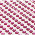 Стразы клеевые на листе 4 мм  (уп. 504 шт.) розовый