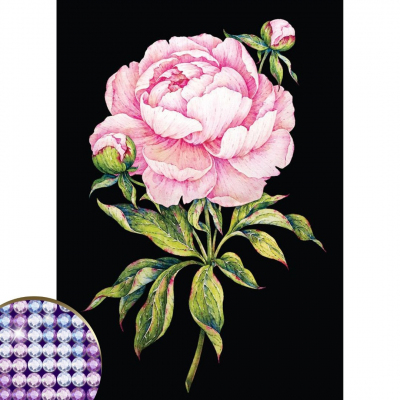 Алмазная мозаика Школа Талантов 3690738 «Цветок» 15*21 см частичная выкладка в интернет-магазине Швейпрофи.рф