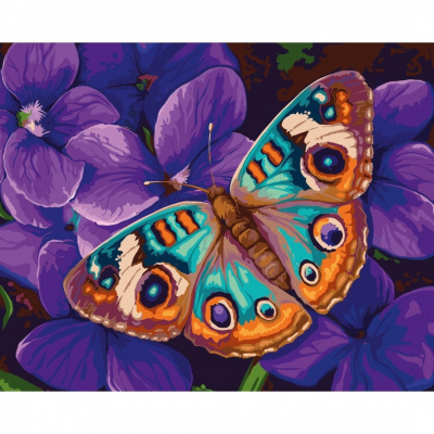 Алмазная мозаика Школа Талантов 5498152 «Бабочка» 15*21 см полная выкладка в интернет-магазине Швейпрофи.рф