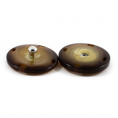 Кнопки пришивные KN 27 21 мм  коричневый в интернет-магазине Швейпрофи.рф