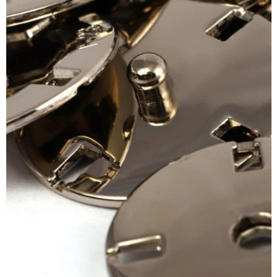 Кнопки пришивные TBY-S0003 23 мм никель в интернет-магазине Швейпрофи.рф
