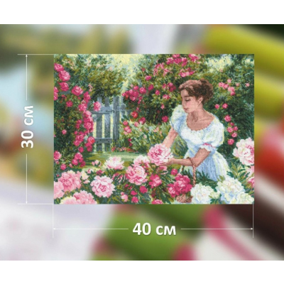 Набор для вышивания Риолис №2115 «В саду» 30*40 см в интернет-магазине Швейпрофи.рф