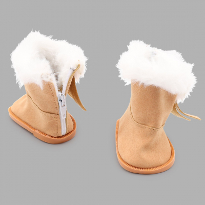 Обувь для игрушек (Сапожки) SH-0021 7,5 см на меху коричневый 7736737 в интернет-магазине Швейпрофи.рф