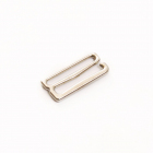 Крючок для бюстгальтера 1809 металл. шир.1,8 см (уп. 100 шт.) никель