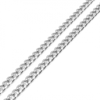 Цепочка K17312 алюмин. 5,0*6,5 мм (уп. 10 м) 7732504 никель в интернет-магазине Швейпрофи.рф