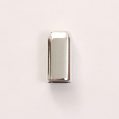 Наконечник пласт. Г448 металлиз. 8*15.5 мм (уп. 10 шт.)  никель в интернет-магазине Швейпрофи.рф