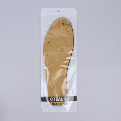 Стельки обувные 9412141 с антибактериальным покрытием, влаговпитывающие 36-47 р-р бежевый в интернет-магазине Швейпрофи.рф