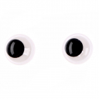 Глаза пришивные 10 мм с бегающим зрачком 9557052 (уп 10 пар.) в интернет-магазине Швейпрофи.рф
