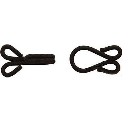 Крючок шубный НР 0300-4302 обтяжной (15 мм) 165996 черный в интернет-магазине Швейпрофи.рф