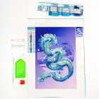 Алмазная мозаика Школа Талантов 9605309 «Небесный дракон» 20*30 см частичная выкладка в интернет-магазине Швейпрофи.рф