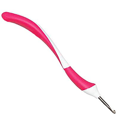 Крючок вязальный Addi 140-7 Swings 3,5 мм с эргономичной ручкой в интернет-магазине Швейпрофи.рф