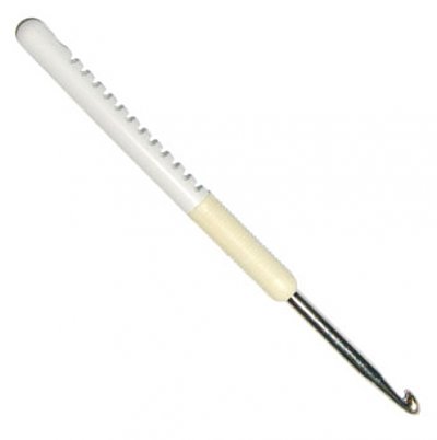 Крючок вязальный Addi 148-7 мет. 4,5 мм с пласт.ручкой
