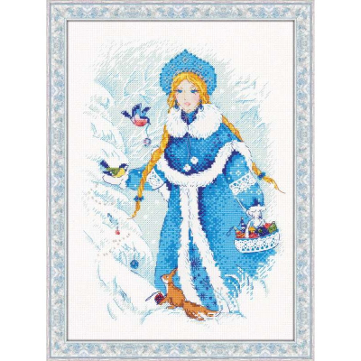 Набор для вышивания Риолис №1415 «Снегурочка» 22*31 см в интернет-магазине Швейпрофи.рф