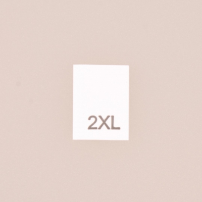 Размерники в пакетике (уп. 200 шт.) «2XL» белый в интернет-магазине Швейпрофи.рф
