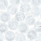 Бусины Астра стекло круглые  3*4 мм  хрустальные 802 прозрачный 7734296 (уп.40шт.) в интернет-магазине Швейпрофи.рф