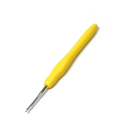 Крючок вязальный Maxwell TB.AL-REZ с прорезиненной ручкой  2,5 мм