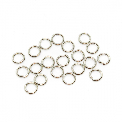 Кольцо для бус Астра 9 мм 4AR241/242/243  соединительное  (уп. 50 шт.) 7727695 никель в интернет-магазине Швейпрофи.рф