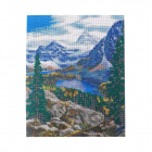 Алмазная мозаика Школа талантов 6943181 «Озеро в горах» полная выкладка 40*50 см на подрамнике в интернет-магазине Швейпрофи.рф