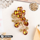 Брошь 4434583 «Цветочная лоза» золото в интернет-магазине Швейпрофи.рф