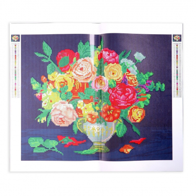 Алмазная мозаика Школа Талантов 7333069 «Цветы» 40*50 см частичная выкладка в интернет-магазине Швейпрофи.рф