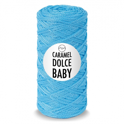Карамель DOLCE  Baby шнур для вязания 2 мм 220 м/ 140 гр Кюрасао в интернет-магазине Швейпрофи.рф