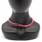 Шнур замшевый 2 мм 65237 (3 шт*45 см) 7736798 красно-розовый в интернет-магазине Швейпрофи.рф