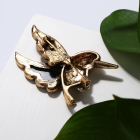 Брошь 7115534 «Галиотис колибри» зеленый/т.золото в интернет-магазине Швейпрофи.рф