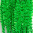 Синель-проволока объёмная «Цветок» 30 см  * 12 мм (уп. 15 шт.) В-039 зелёный в интернет-магазине Швейпрофи.рф